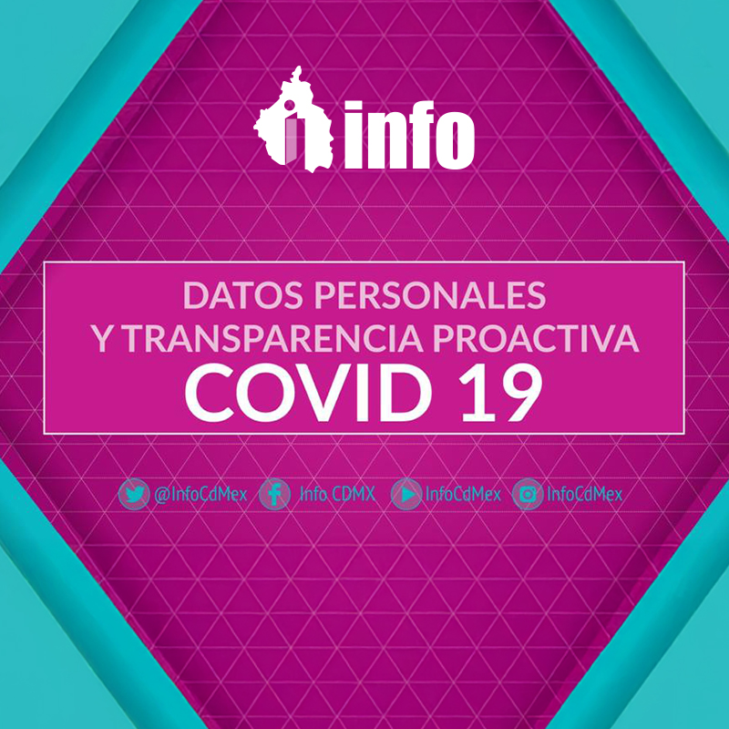 datos personales y transparencia proactiva Covid 19